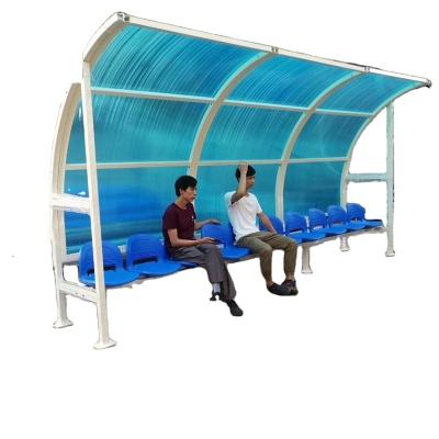 China High Quality Aluminum Alloy 6061-T6 Guangdong 10 Factory Seat Blue Outdoor Football Bleacher Stadium Seats for sale