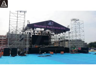 China Steel line array speaker truss/audio truss/layer truss for sale