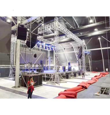 China Customized indoor music festival speaker tower steel truss, layer steel truss for concert show event for sale