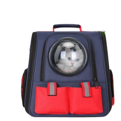 China 2021 New Pet Carrier Backpack Airline Space Capsule Viable Bubble Approved Clear Backpack For Cats for sale