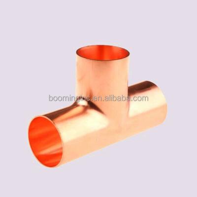 China Copper Copper Tee / Copper Fittings For Plumbing for sale