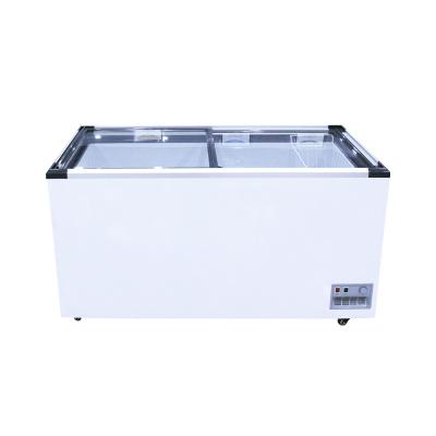 China Restaurant Commercial Equipment Hotel Refrigeration Preservation Supermarket Glass Door Bedroom Freezer for sale