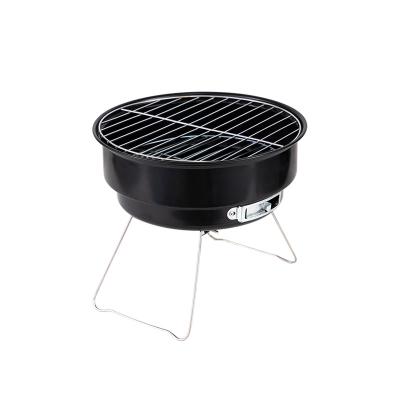 China Outdoor Charcoal Aluminum Japanese Vertical Grill Brazilian Grill Stand BBQ Fish Grill Easily Gathered Round Smoker for sale