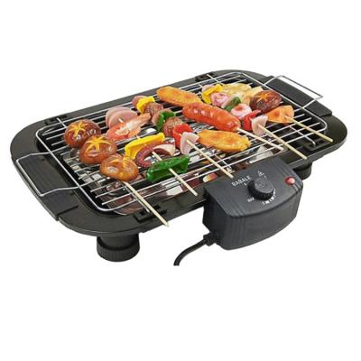 China Easily Assembled Tabletop Electric Korean Indoor Top Smokeless Double Flat Pan Pot Grill BBQ Grill Easily Assembled With Hot Pot for sale