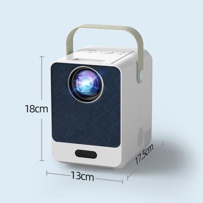 China Pico 4000 Lumens 1080p Android Mini Video Wifi Micro HD LED Straight Shape Android Home Theater Pocket Projector for sale