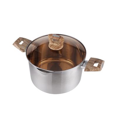 China High Quality Viable Stainless Steel Soup Pot Kitchenware Cooking Pot Set Stainless Steel Cookware Sets For Outdoor for sale