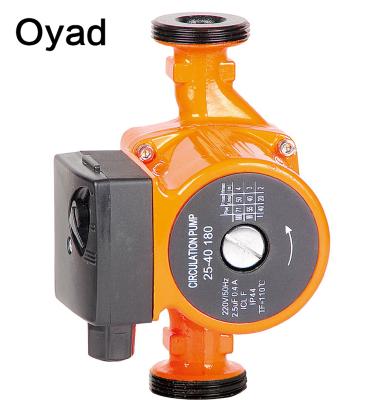 China Family houses circulation pump for hot water 25/4-180 three speed shield water pump for sale