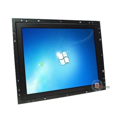 China 15 '' Custom Monitor , XGA TFT LED Backlit Rack Mount Chassis LCD Monitor With Protective Glass for sale