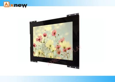 China CPT Industrial Custom Open Frame Monitor 12 Inch VGA DVI With Privacy Film for sale