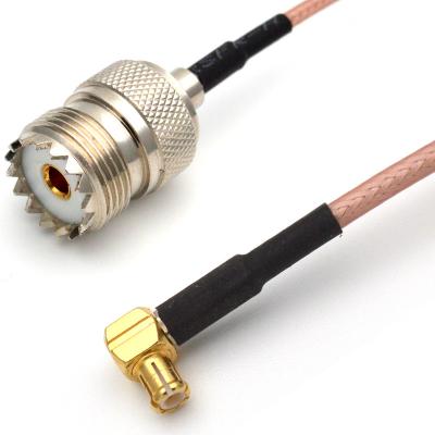 China MCX signal transmission antenna extension RF coaxial cable UHF female to male cable adapter for sale