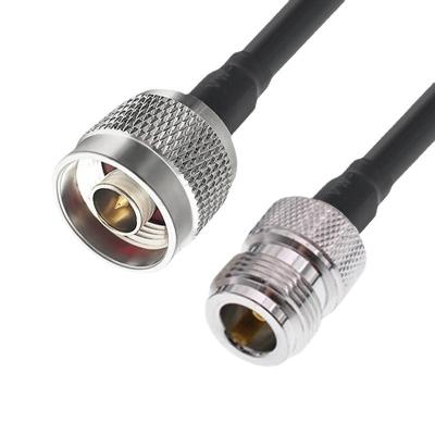 China Signal Transmission Coaxial Cable LMR400 With N Male To N Female Cable Assembly for sale