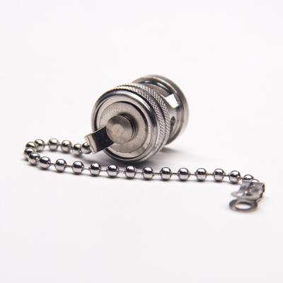 China Cap Dust Cover Device Shield With Chain For BNC Female Cable for sale