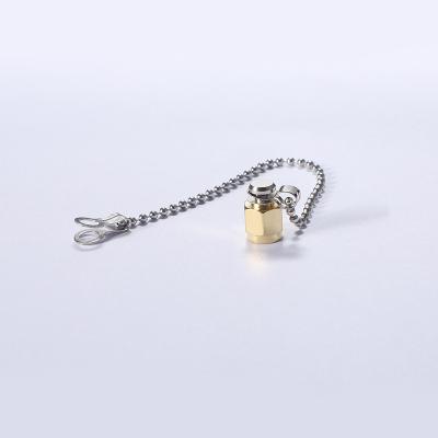 China Metal SMA female connector brass cover with chain for sale