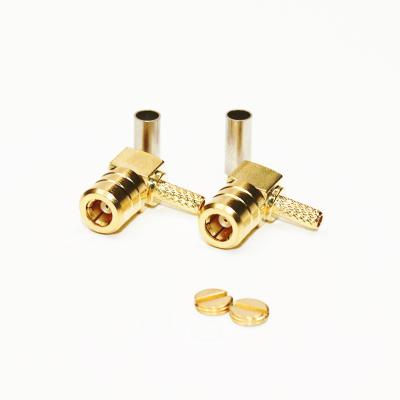 China Female RF Smb 90 Degree Right Angle For RG174 RG316 Coaxial Connector for sale