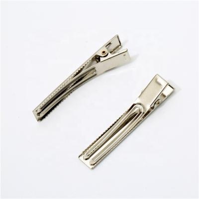 China Korean Women's Hair Accessories Metal Hair Clip Platypus Clip 6cm Single Toothed Clip for sale