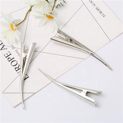 China Hair accessories factory direct sales 13CM metal platypus clip DIY crocodile hairpin female hair accessories wholesale for sale