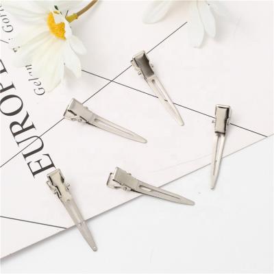 China Korean Fashion 4.5CM Metal Fork Platypus Clip DIY Crocodile Hairpin Simple Female Hair Accessories Wholesale Hair Accessories for sale