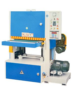 China High Precision Wide Belt Sander Machine For Floor Feeding Speed 5-19 M/Min for sale