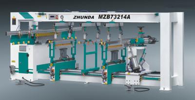 China Solid Wood Board Drilling Multi Boring Machine With PLC Micro Computer Control System for sale