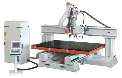 China Air Cooling HSD Spindle CNC Wood Router Machine For Wooden Doors / Cabinets for sale