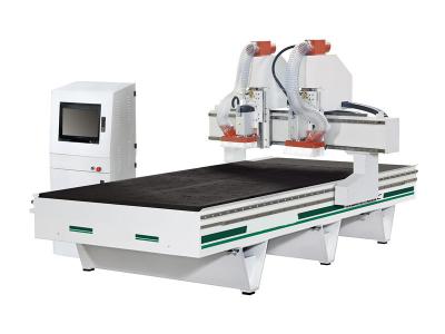 China Stepper Motorcnc Houten Routermachine voor MDF en pvc-Raad 20m/Min het Werken Te koop