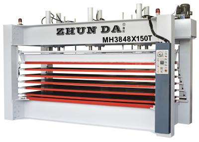 China 1 - 10 Layers Hydraulic Heat Press Machine For Veneer And Fireproofing - Board for sale