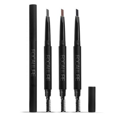 China FOCALLURE FA18 Waterproof Double Head Eyebrow Pencil Waterproof Brows Pencil Easy To Shape Natural Brows for sale