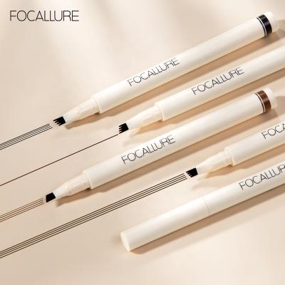 China FOCALLURE FA161 Waterproof Liquid Eyebrow Pen Long-Lasting Waterproof Eyebrow Pencil with Micro-fork Tip for sale