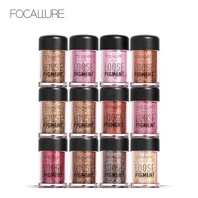 China FOCALLURE FA37 Metallic Shimmer Eyeshadow Dye Eyeshadow Waterproof Cosmetics Makeup for sale