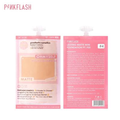 China PINKFLASH F05 Travel Size Matte Full Cover Face Foundation Cream Base Makeup Whitening for sale