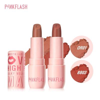 China PINKFALSH PF-L05 Waterproof Velvet Matte Cream Lipstick Silky Soft Smooth Lipstick For Women for sale