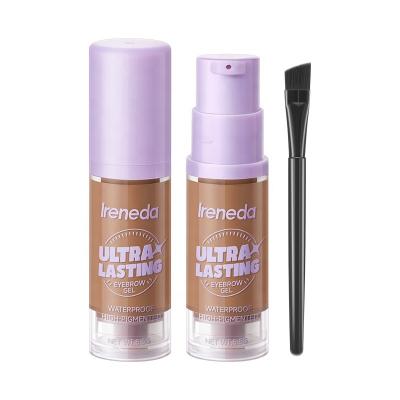 China Ireneda IR-E05 Waterproof Non Clumping Eyebrow Gel Long Lasting Tinted Brow Cream With Brush for sale