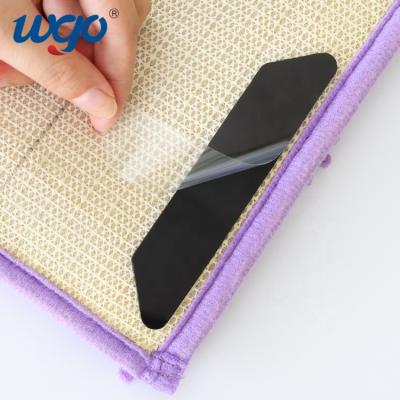 China No Residue Carpet Tape Grippers Reusable Corner Adhesive No Skid Anti Slip Pad Hardwood Laminate Floors Sticky Non-Skid Grip Anchors for sale