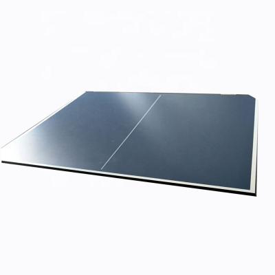 China Durable 2pcs Combination MDF Ping Pong Table Top Standard Size Table Tennis Table Backboard for sale