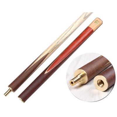 China Entertainment/Sport/Billiard Game Ash Wood Standard Size 3/4 - PC Billiard Pool Cue Stick With Vacuum Joint for sale