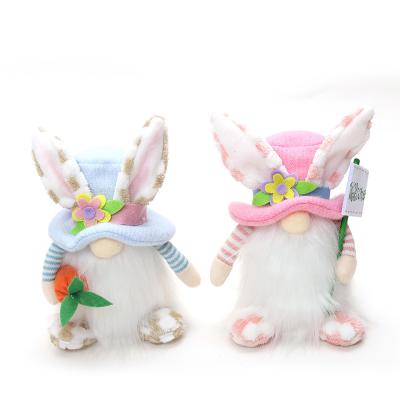 China New Arrival Long Plush Easter Bunny Ears Gnome Plush Toy For Decoration for sale