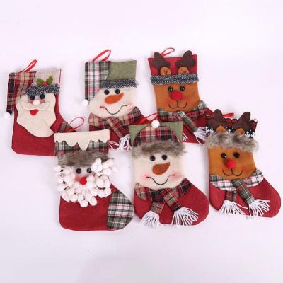 China Luxury Latest Fashion Christmas Sock Bag Custom Christmas Sock Stocking One Size for sale