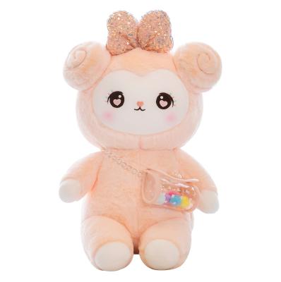 China Soft Stuffed Plush Toy Cute Lamb Animal Pillow Sheep Plush Toy for sale