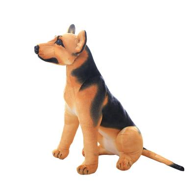 China Large Plush Hilde Plush German Shepherd Plush Police Dog Plush Toys for sale