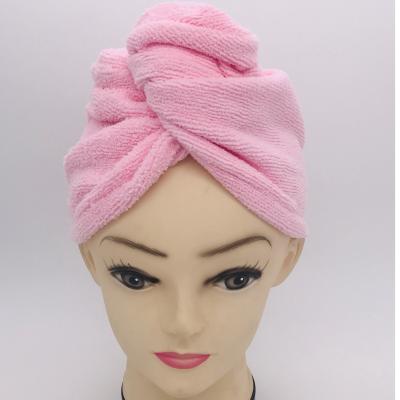 China QUICK DRY Thick Microfiber Hair Drying Cap For Long Hair for sale