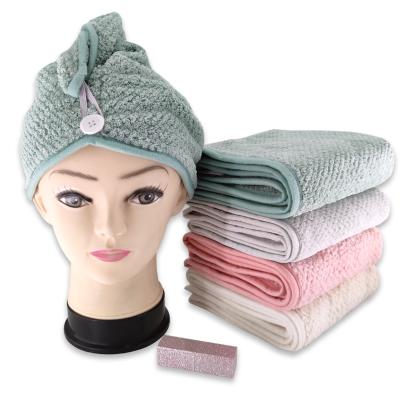 China Large Exceyes Microfiber QUICK DRY thick walf hair turban for sale