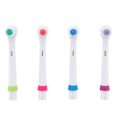 China Popular Cheap High Quality Battery Operated Electric Toothbrush Replacement Heads With Soft Dupont Bristle for sale