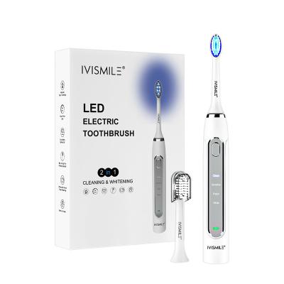 China IVISMILE IPX7 Products Case Waterproof Blue UV Led Sonic LED Light Smart Electric Toothbrush for sale