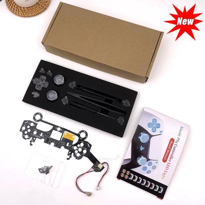 China No Soldering Required For PS5 Gamepad Refit LED Button LED DIY Modified LED Panel Thumb Sticks For PS5 Controller for sale