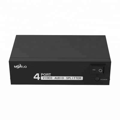 China Metal MT-ViKI MT-104AV Hd 1 In 4 Out 1X4 4 Of Rca AV Audio Video Port Splitter for sale