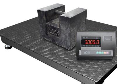 China Platform Floor Scale Heavy Duty 2 Ton 1.5*1.5M 1.2*1.2M 1.0*1.0M for sale