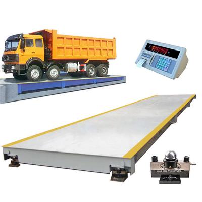 China 80 het Wegende Materiaal van Ton Digital Weighbridge Truck Scale Te koop