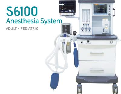 China S6100 Verrichtingszaal de Machine280kpa-600kpa Anesthesie van Anesthesieventilator Ademhalingssysteem Te koop