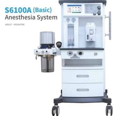 China S6100A fundamentele Algemene Machine 7 van Anesthesieventilator het“ TFT LCD-Scherm Te koop