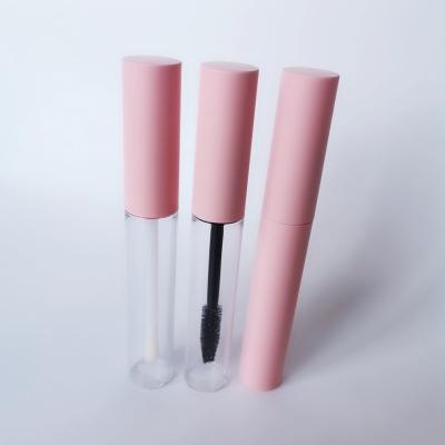 China High Qaulity 10ml High Quality Clear Lip Gloss Packaging With Pink Black Top,Mascara Tube Private Label Eyeliner Cosmetic Tube for sale